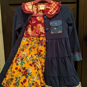 Wildflowers Girls jacket NWOT size 4